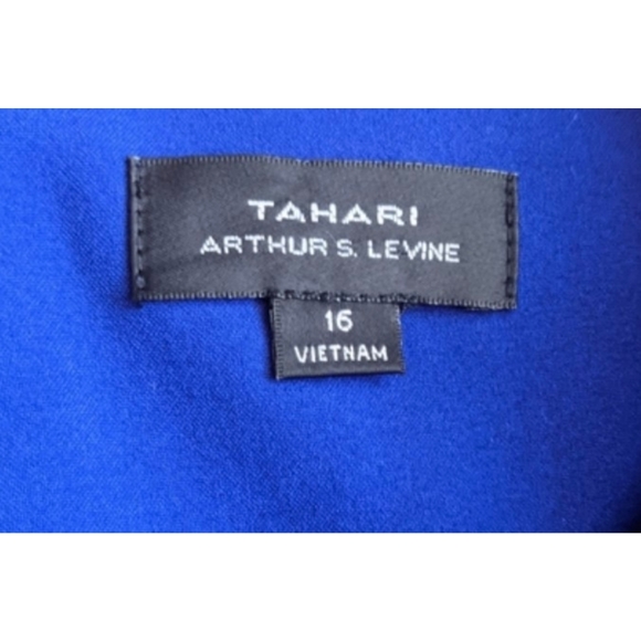 TAHARI ASL Seamed A-Line Dress Size 16 - Picture 14 of 15